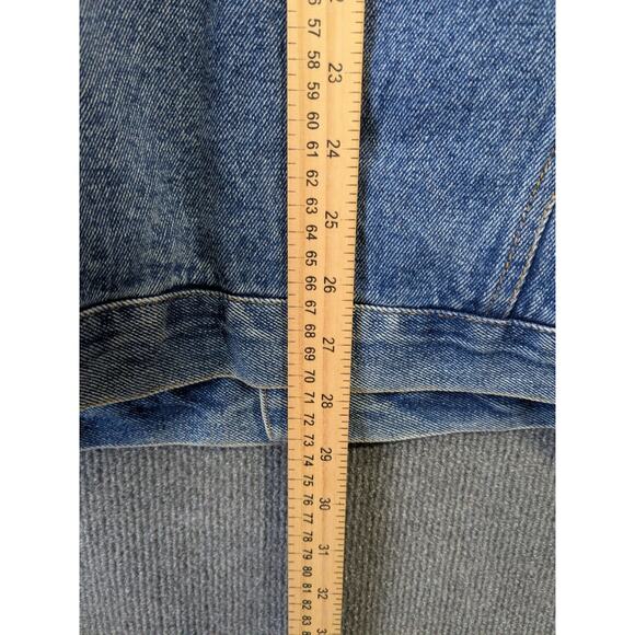 VTG Sonoma Chore Jacket Mens XL Denim Barn Coat Corduroy Collar Flannel Lined - Picture 10 of 13